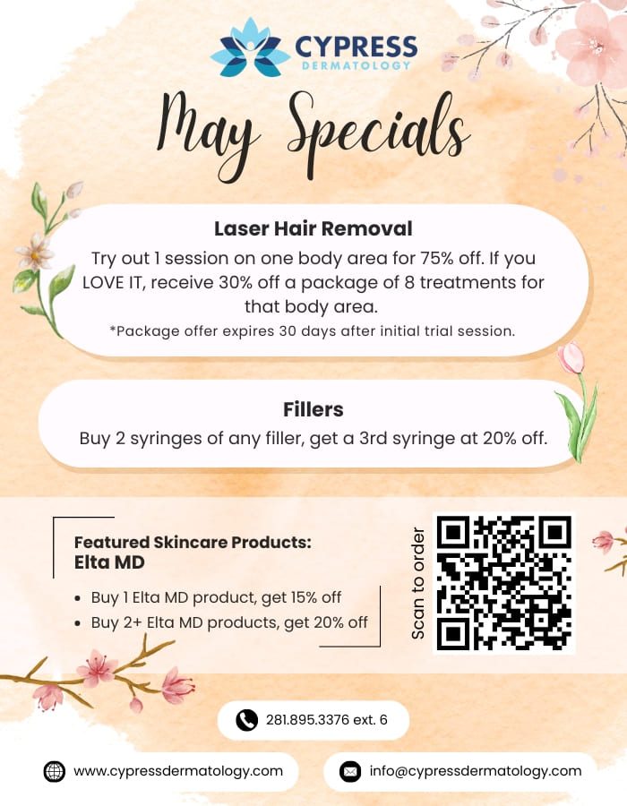 Cypress Dermatology May Special